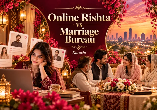 Online Rishta vs Marriage Bureau in Karachi